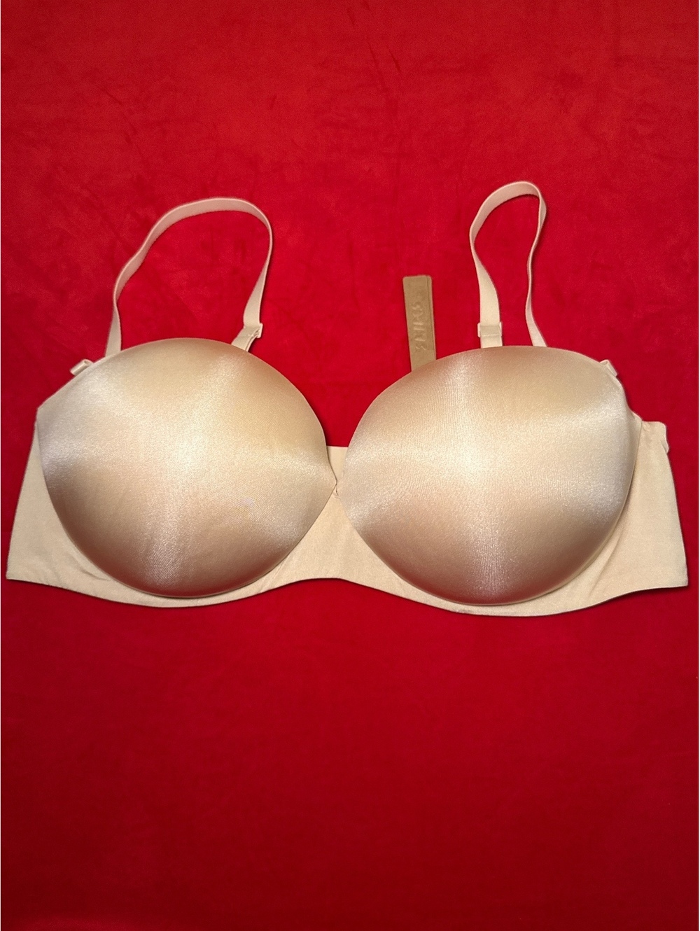 Skims Ultimate Push Up Strapless Bra Color Sand Size 44D